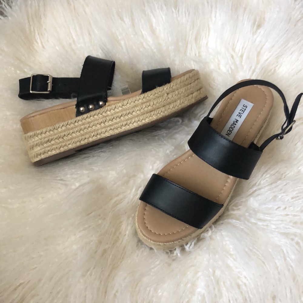 Steve Madden Fifer Platform Sandals - Picture 2 of 7